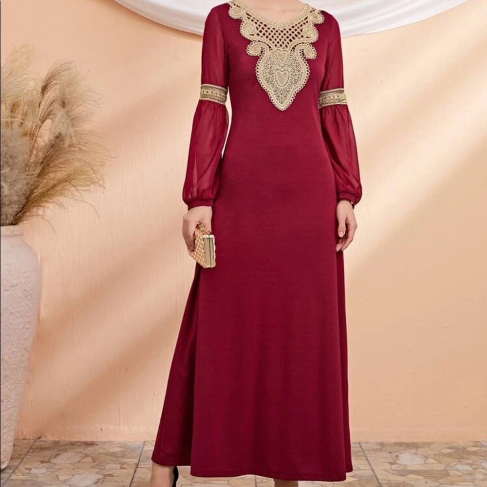 Beautiful burgundy dress